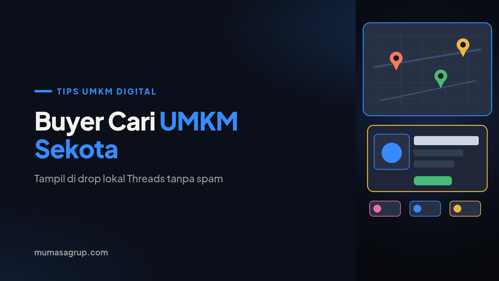 Buyer Cari UMKM Sekota: Cara Tampil di Drop Lokal Threads tanpa Spam