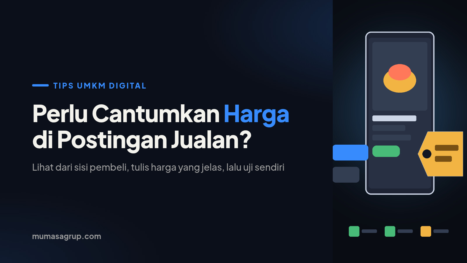 Perlu Cantumkan Harga di Postingan Jualan? Panduan Praktis untuk UMKM