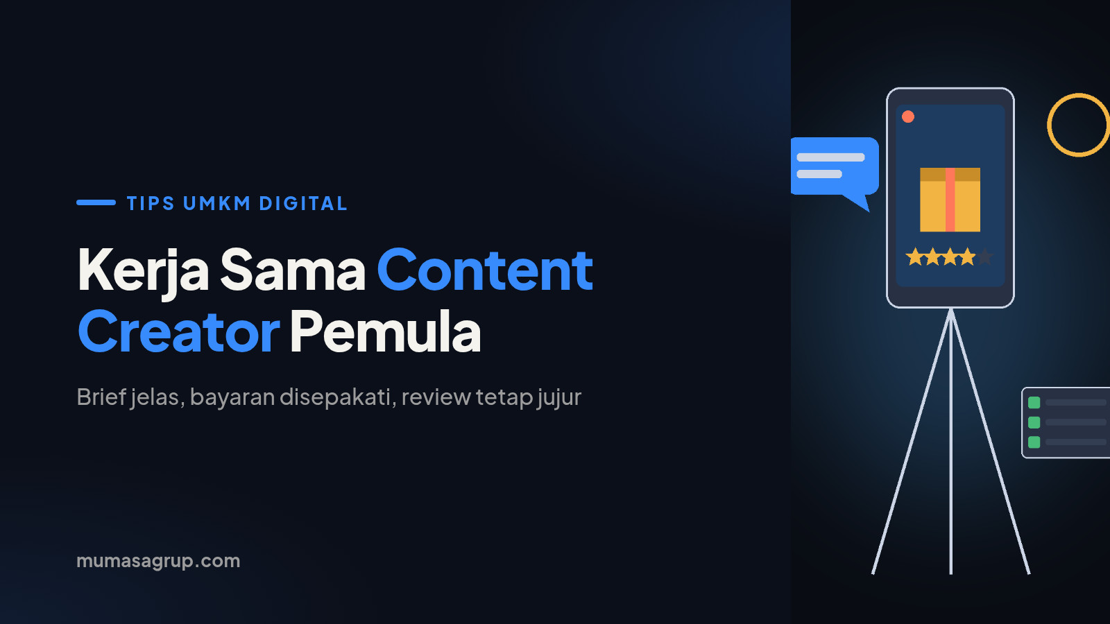 Kerja Sama dengan Content Creator Pemula: Panduan Review Produk UMKM