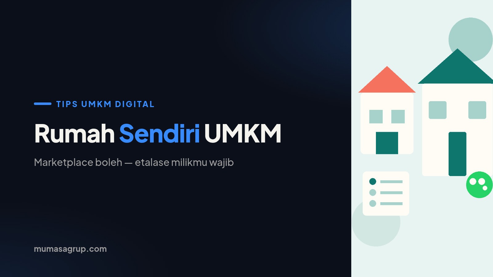 Jualan di Marketplace: Kenapa UMKM Perlu Punya Rumah Sendiri
