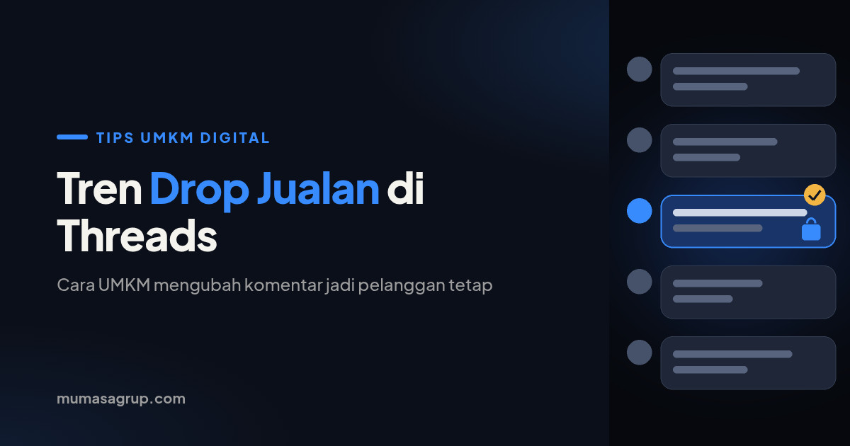 Tren "Drop Jualan" di Threads: Cara UMKM Mengubah Komentar Jadi Pelanggan